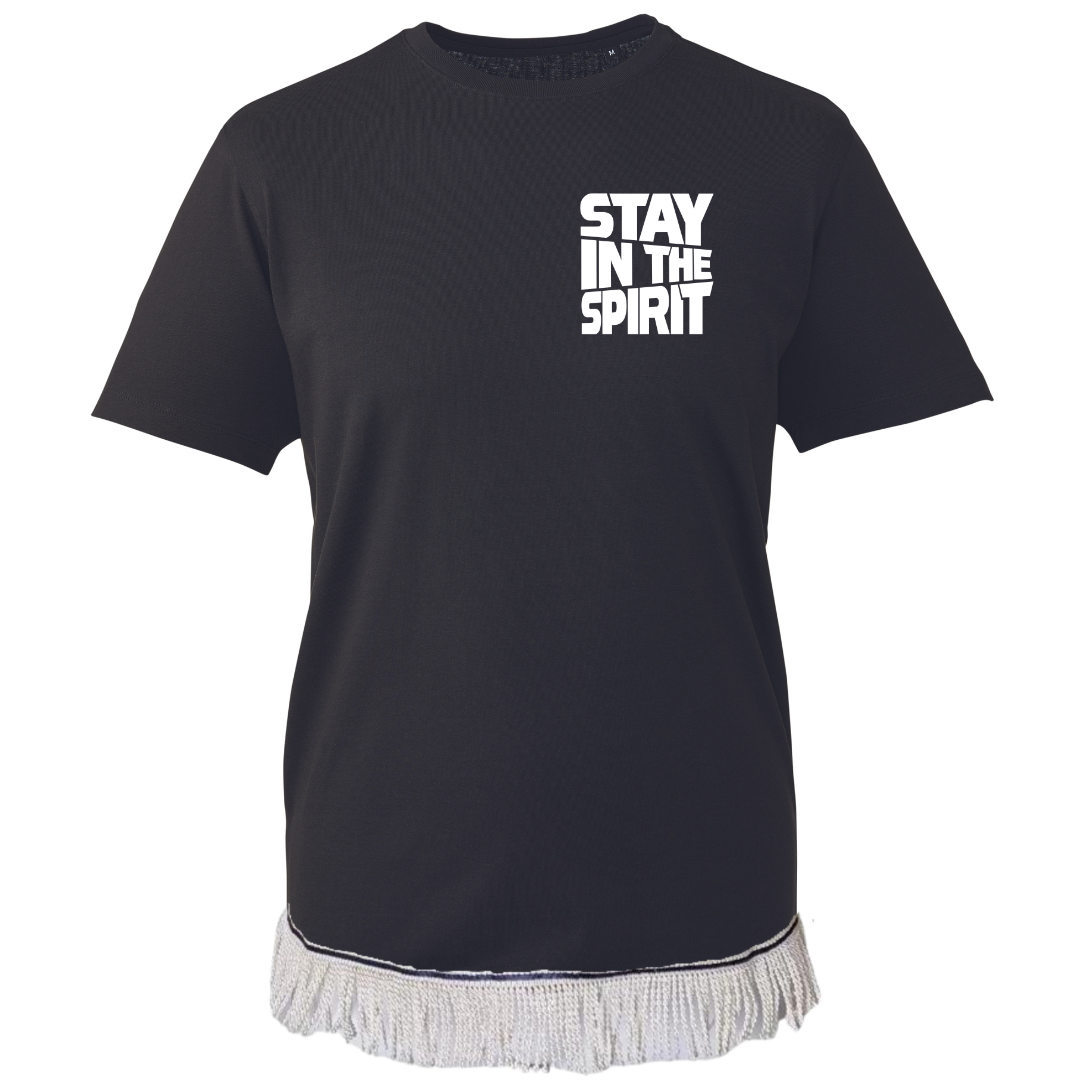 Adult Printed T-Shirts with Fringes- SIZE LARGE