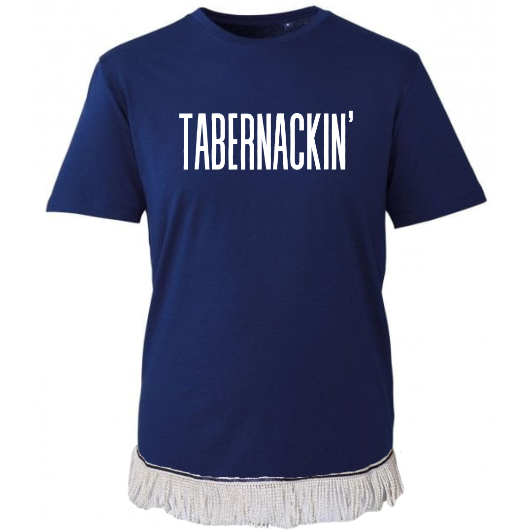 TABERNACKIN Adult T-Shirt with Fringes