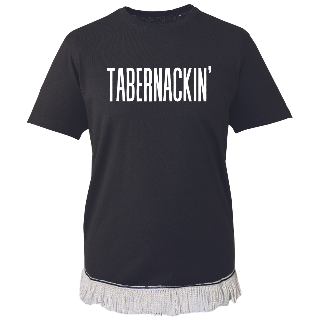 TABERNACKIN Adult T-Shirt with Fringes