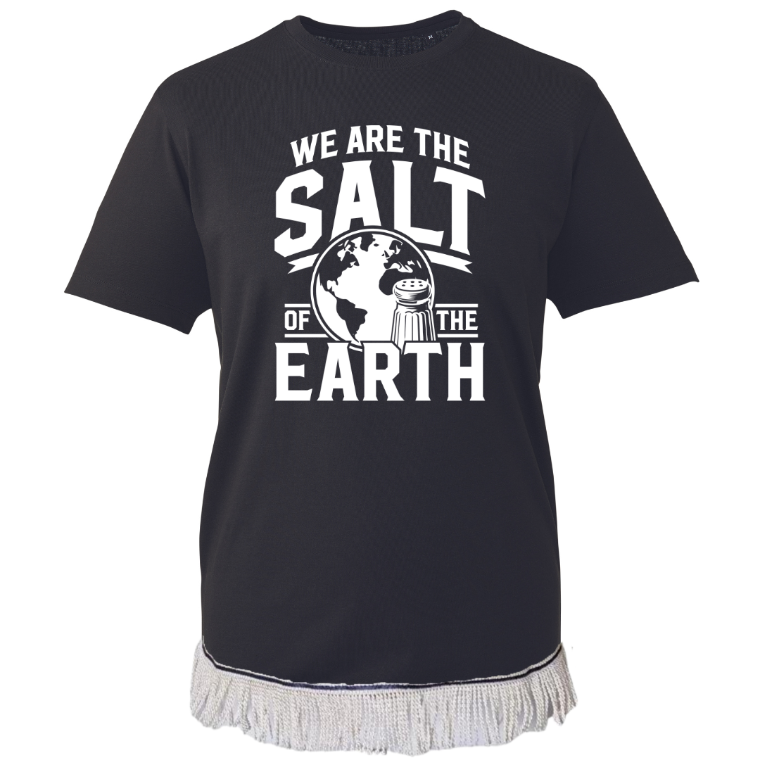 Salt of the Earth Adult T-Shirt with Fringes