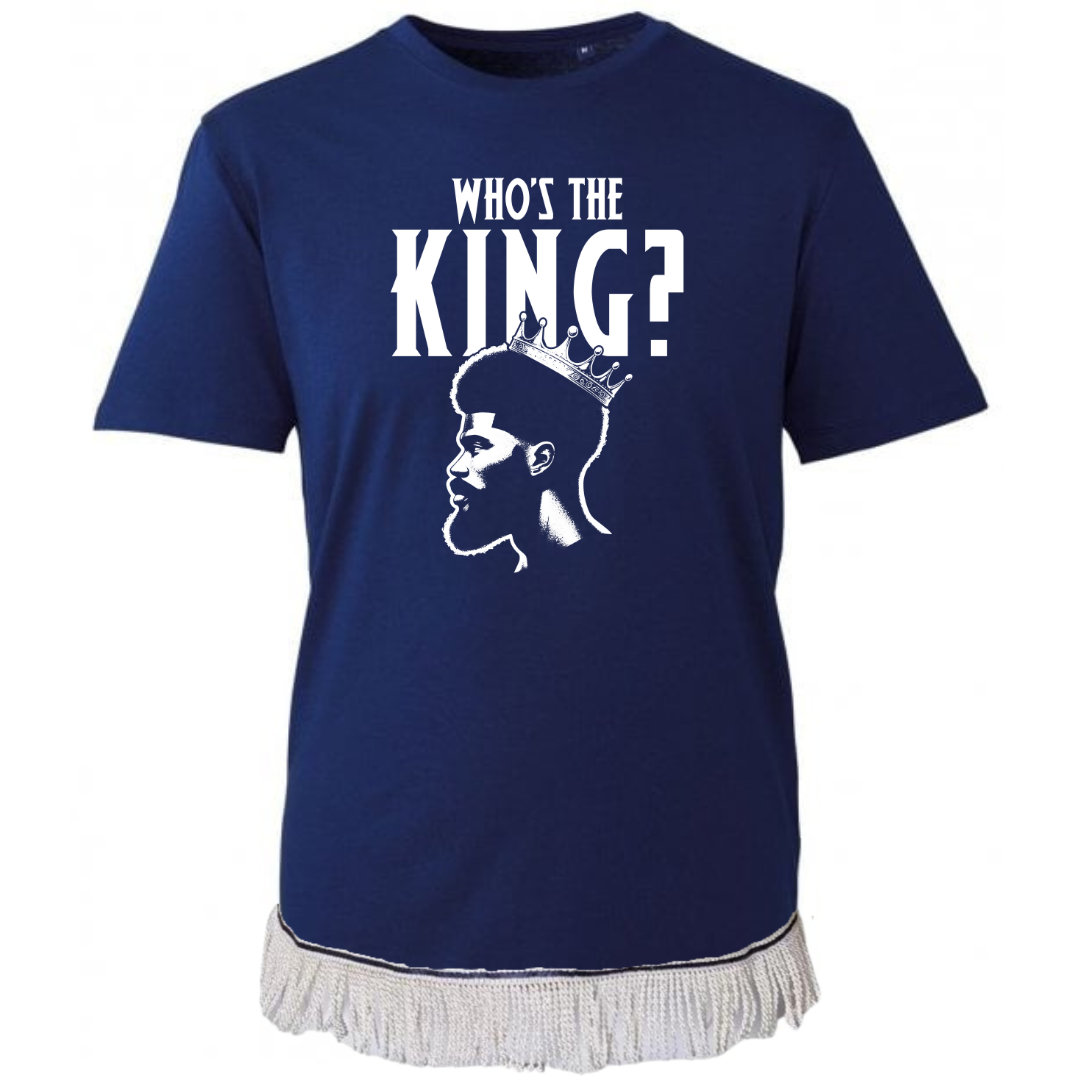 Who's The King Adult T-Shirt with Fringes
