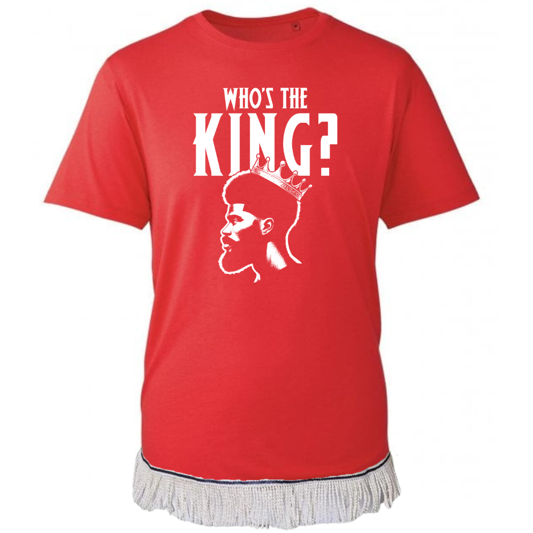 Who's The King Adult T-Shirt with Fringes