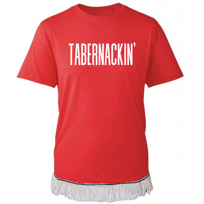 TABERNACKIN Adult T-Shirt with Fringes