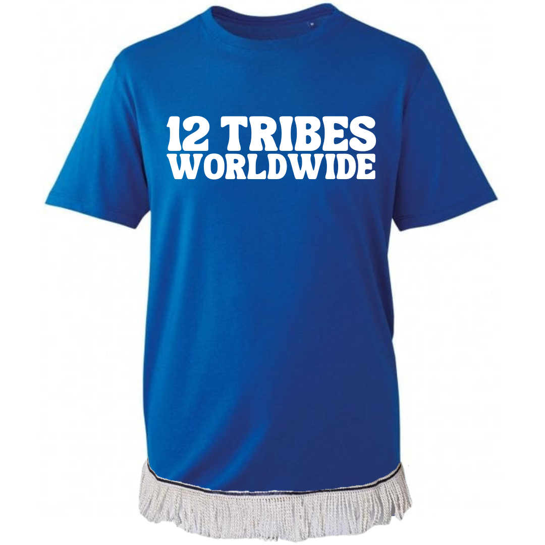 12 TRIBES Worldwide Adult T-Shirt with Fringes