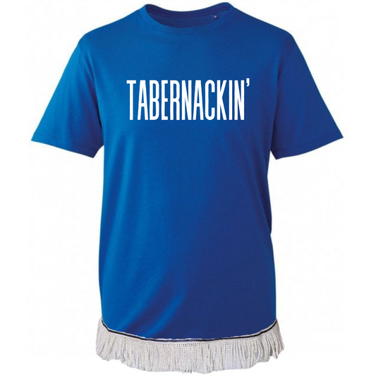 TABERNACKIN Adult T-Shirt with Fringes