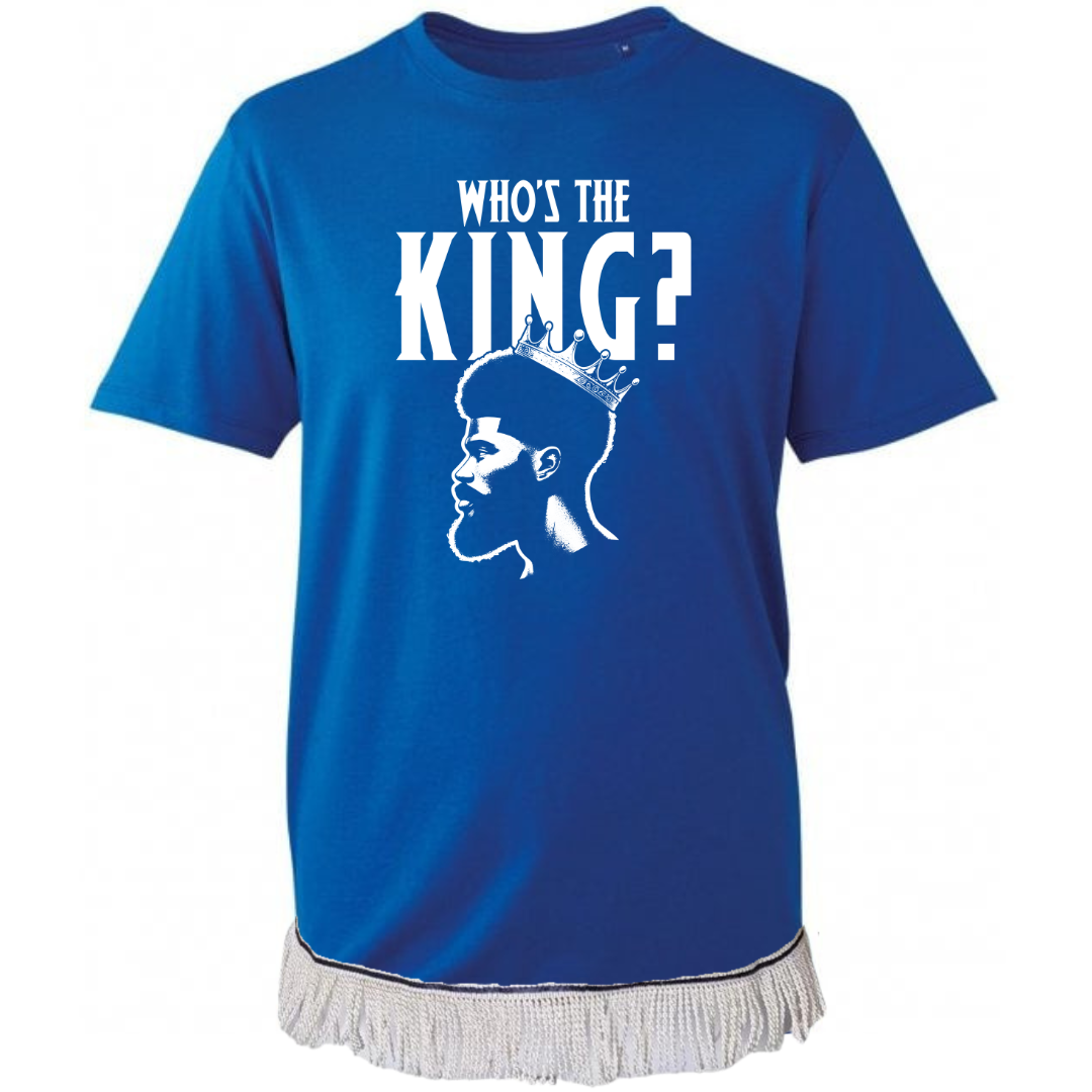 Who's The King Adult T-Shirt with Fringes