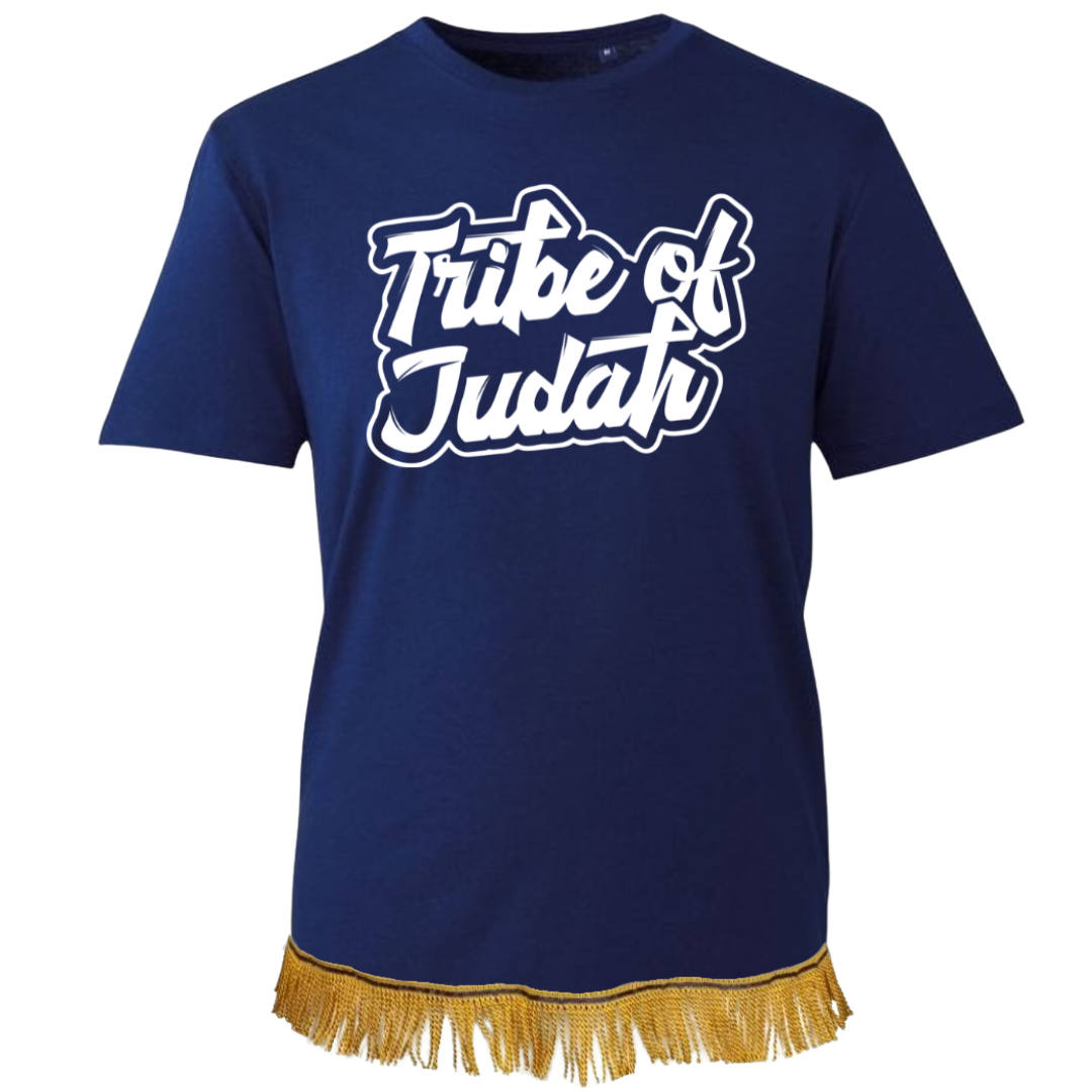 Tribe of Judah Adult T-Shirt with Fringes