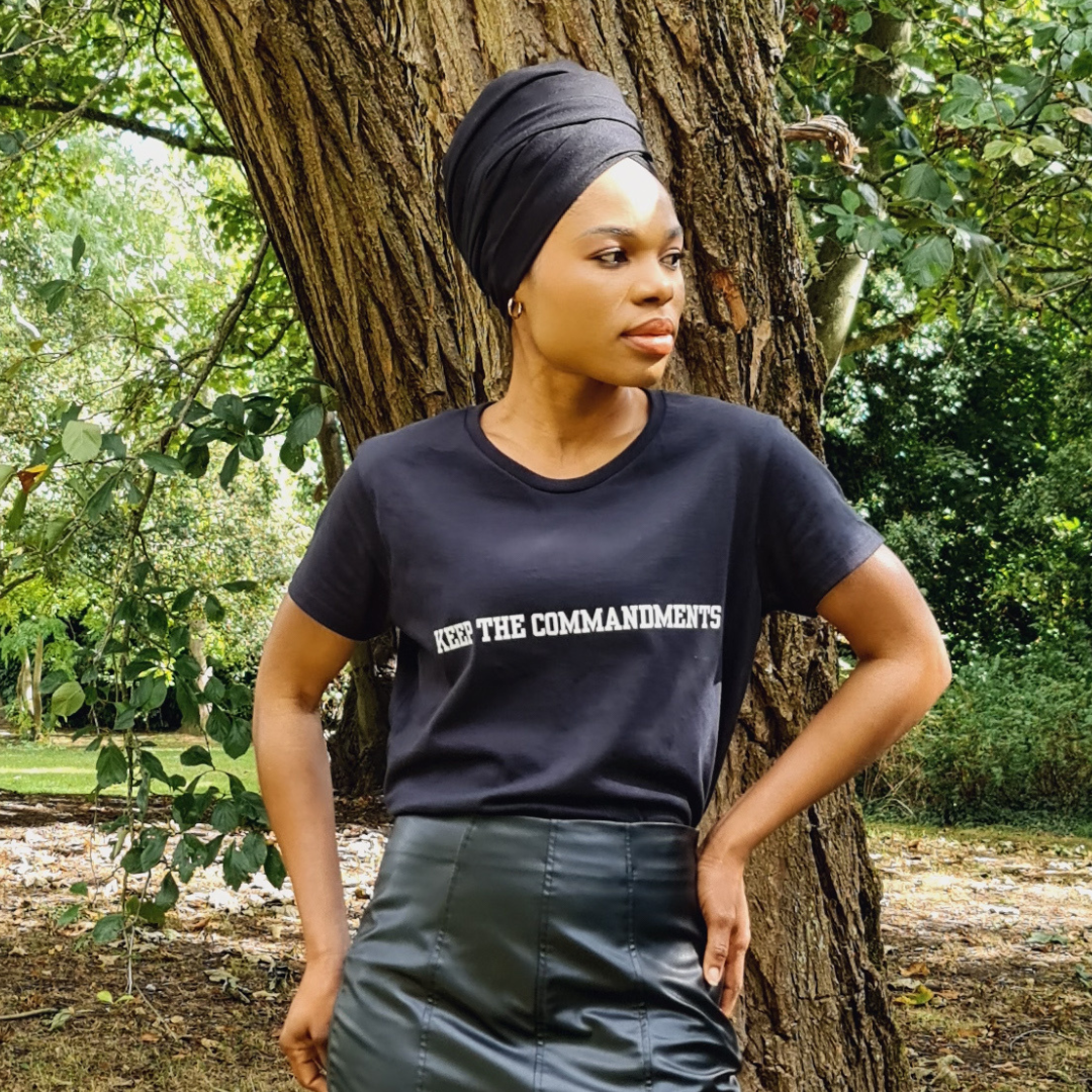 Keep the Commandments Women's Short Sleeve Fringed T-Shirt