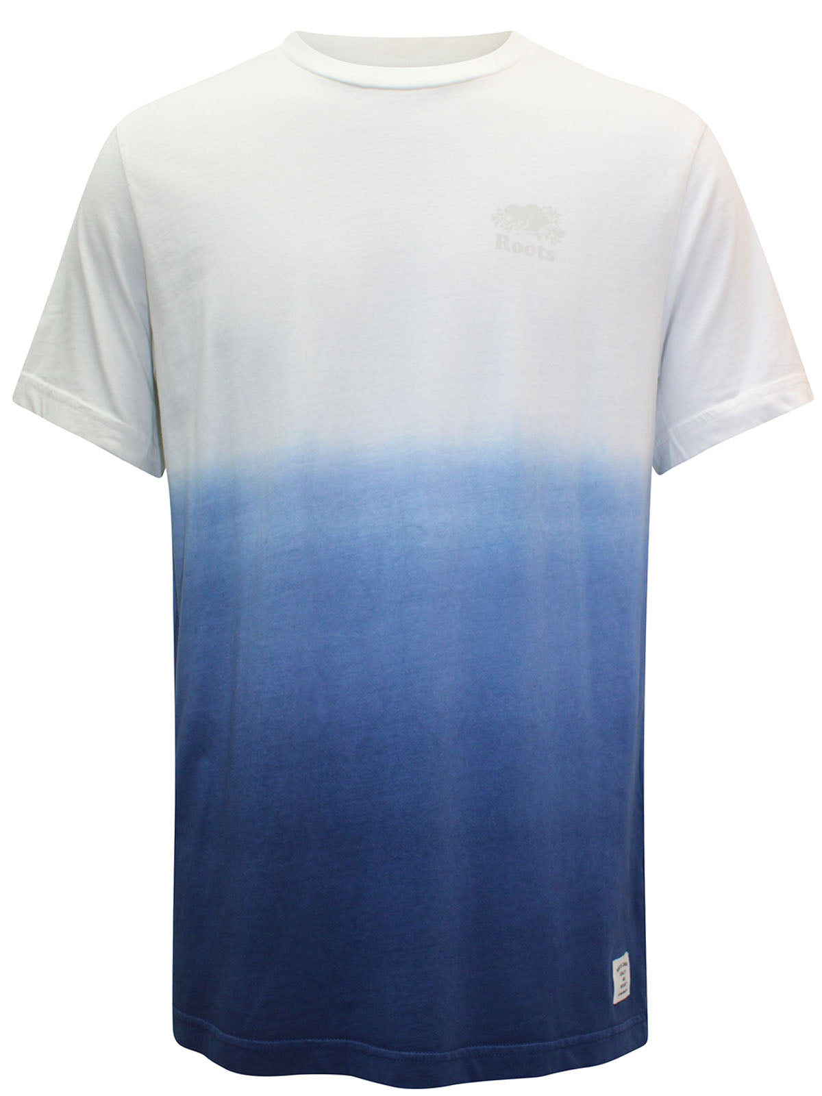 Men's Pure Cotton Dip Dye T-Shirt with Fringes