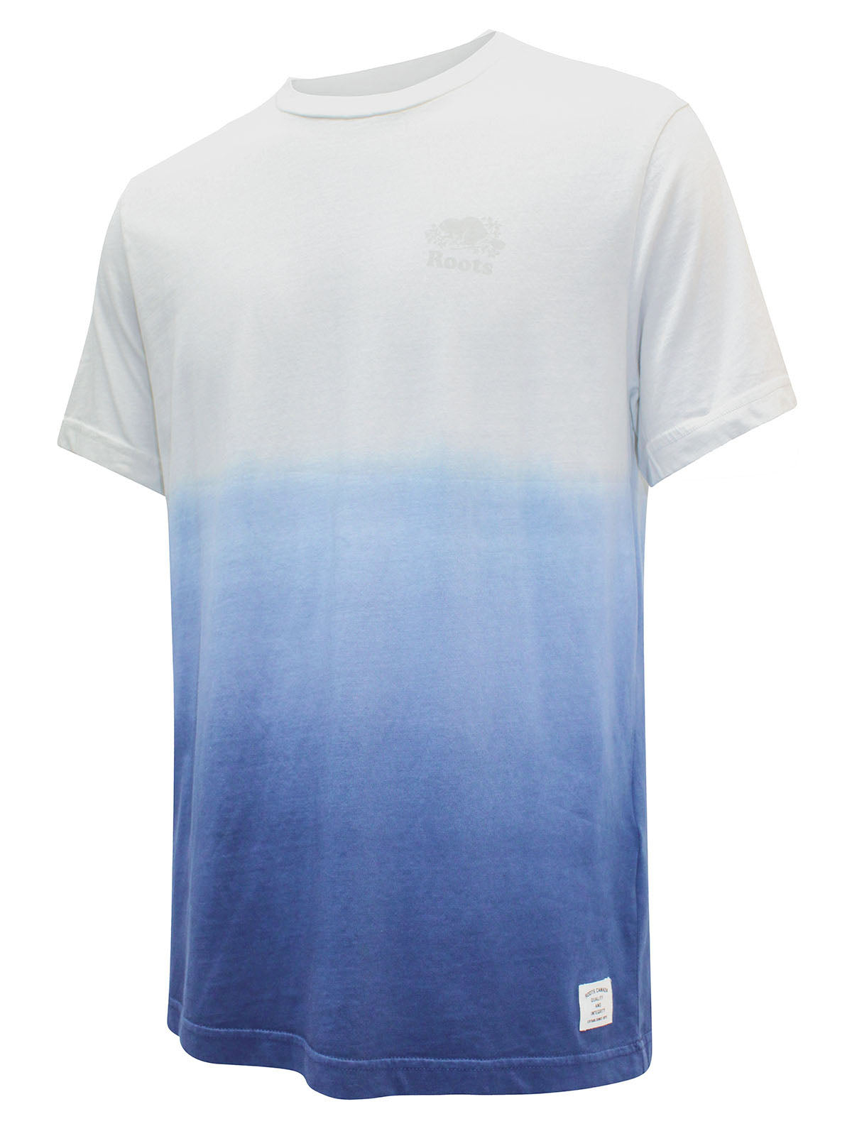 Men's Pure Cotton Dip Dye T-Shirt with Fringes