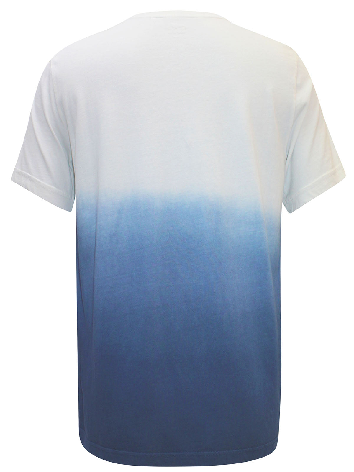 Men's Pure Cotton Dip Dye T-Shirt with Fringes