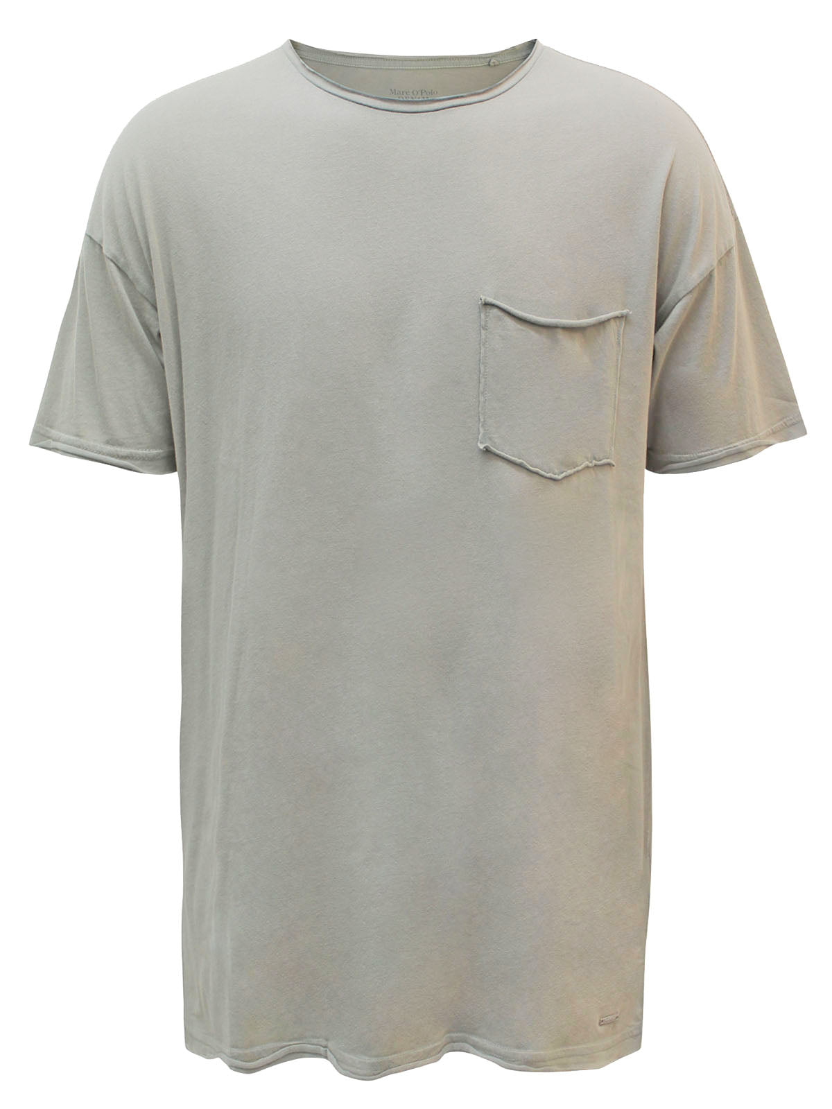 Men's Grey Raw Trim Pocket Detail with Fringes
