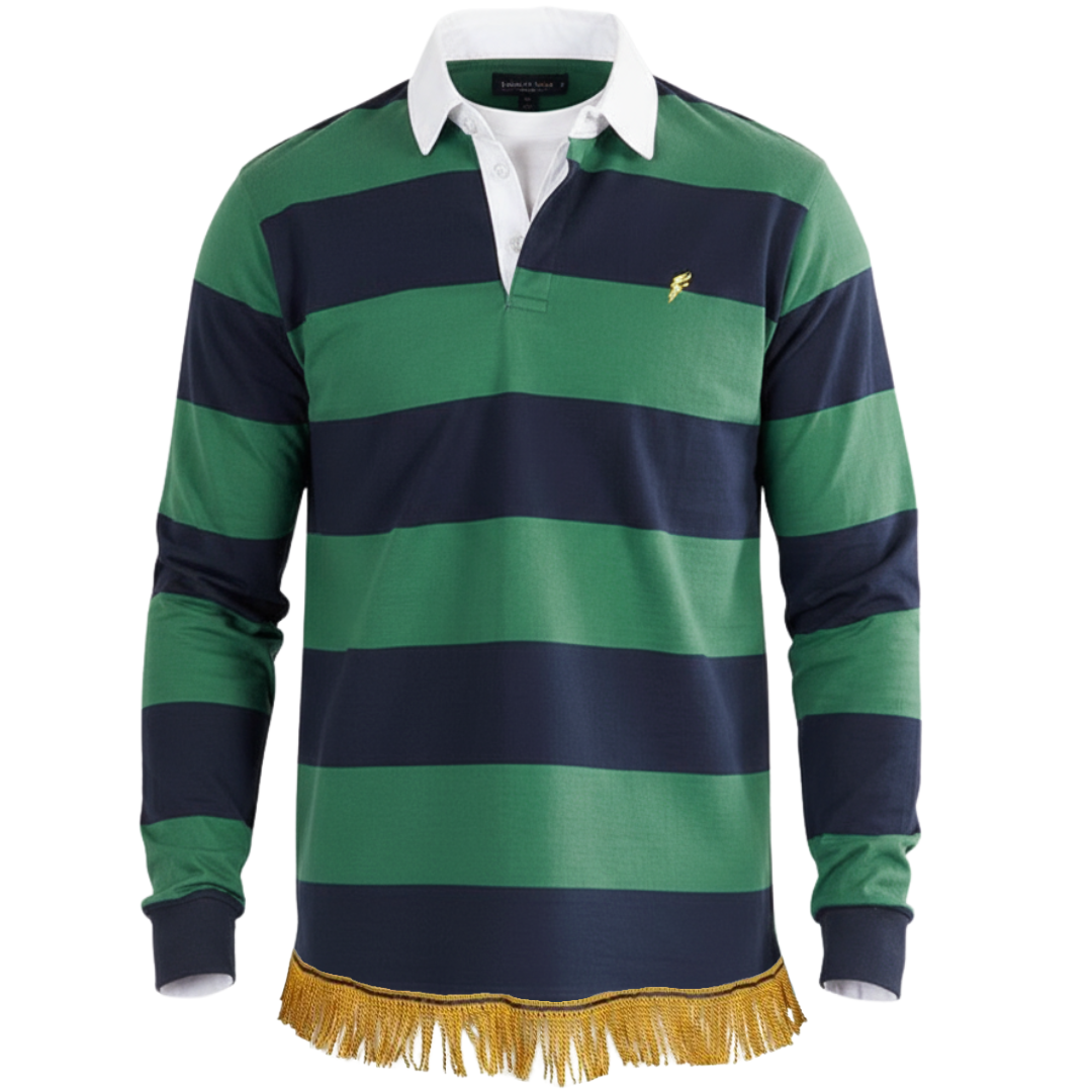 Men's Rugby Shirt with Fringes