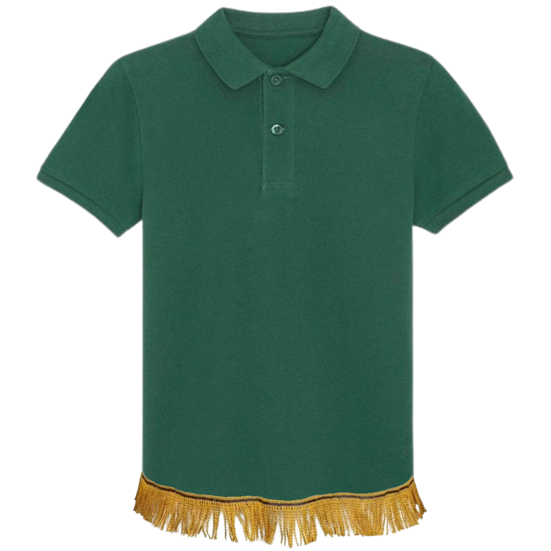 Children's Organic Cotton Polo T-Shirt with Fringes
