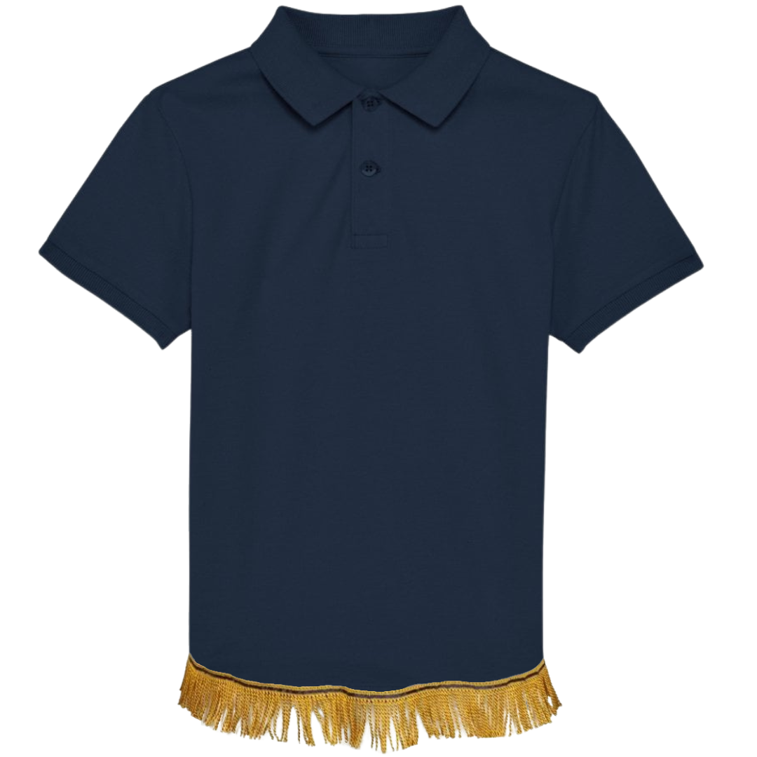 Children's Organic Cotton Polo T-Shirt with Fringes