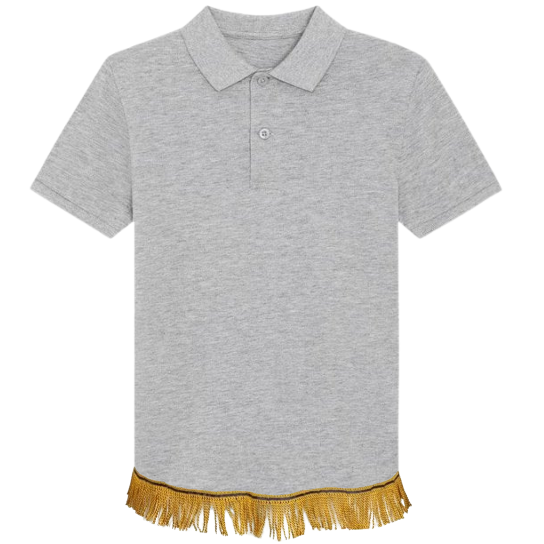 Children's Organic Cotton Polo T-Shirt with Fringes