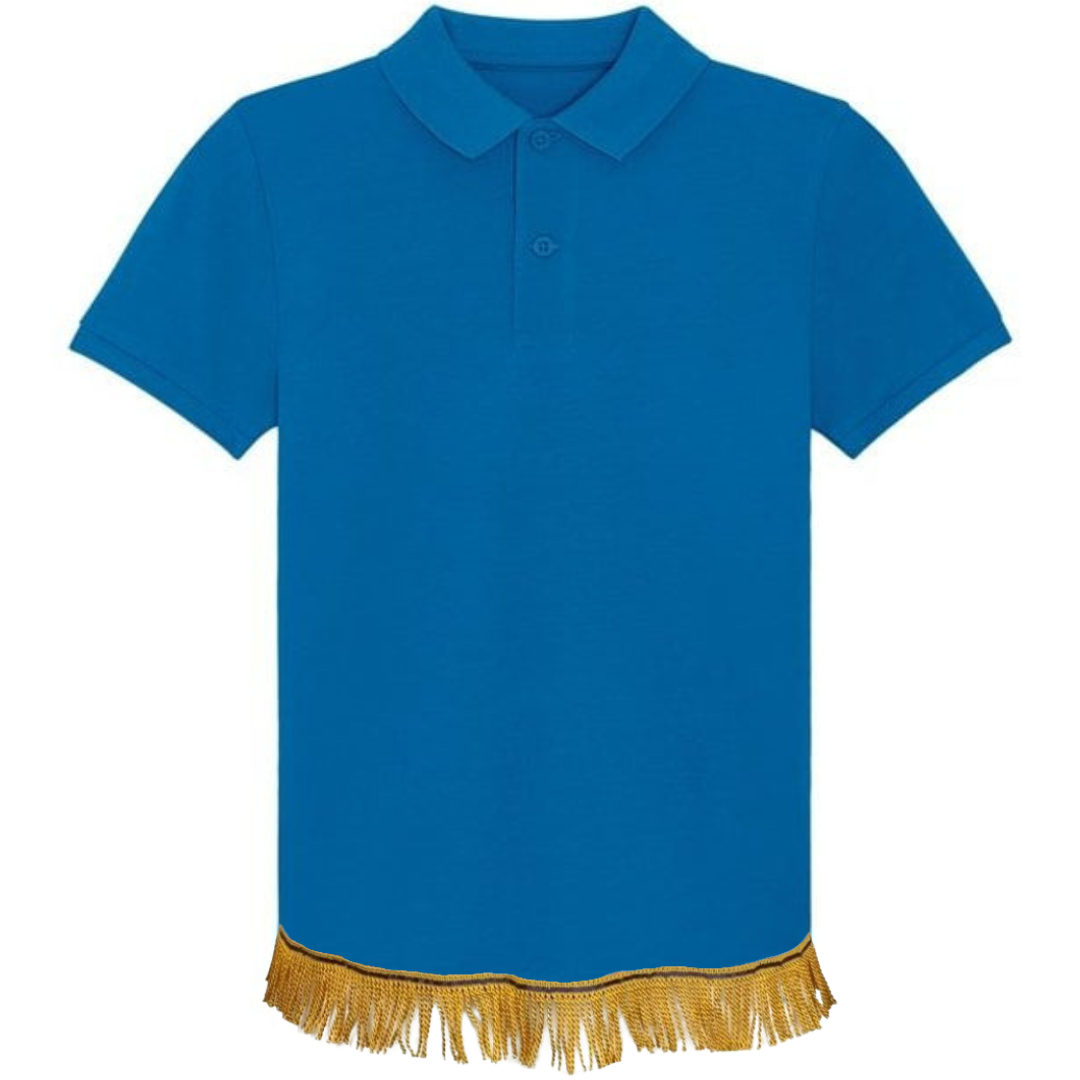 Children's Organic Cotton Polo T-Shirt with Fringes