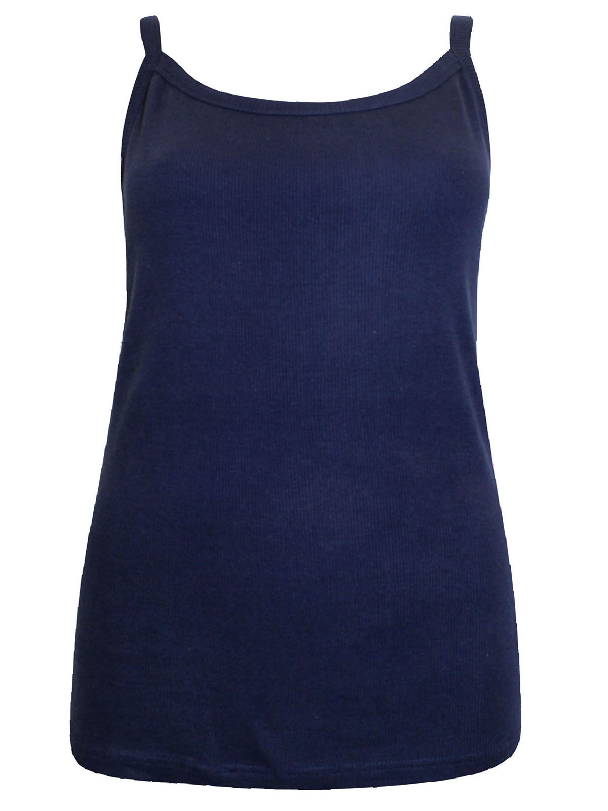 Women's Pure Cotton Ribbed Strappy Tank Top with Fringes