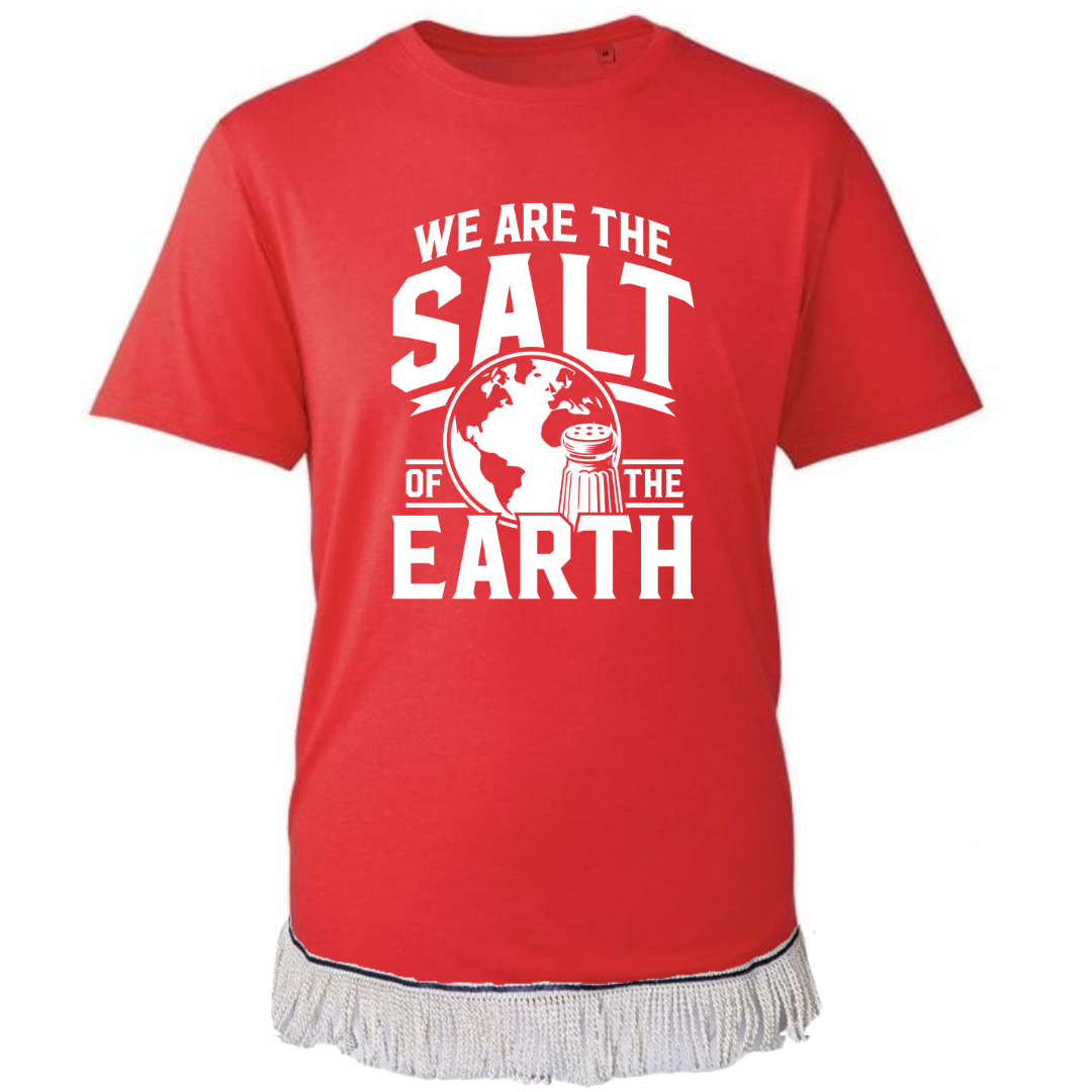 Salt of the Earth Adult T-Shirt with Fringes