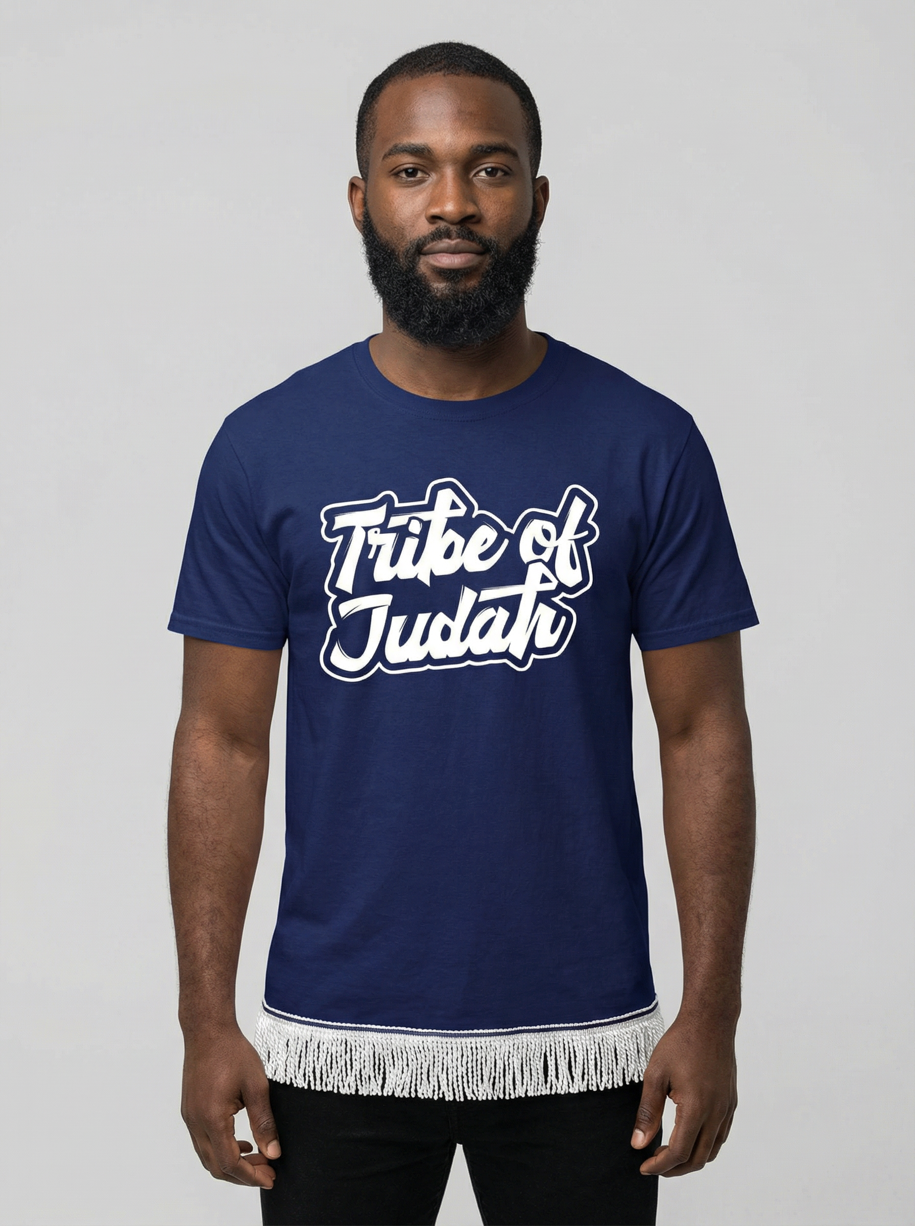 Tribe of Judah Adult T-Shirt with Fringes
