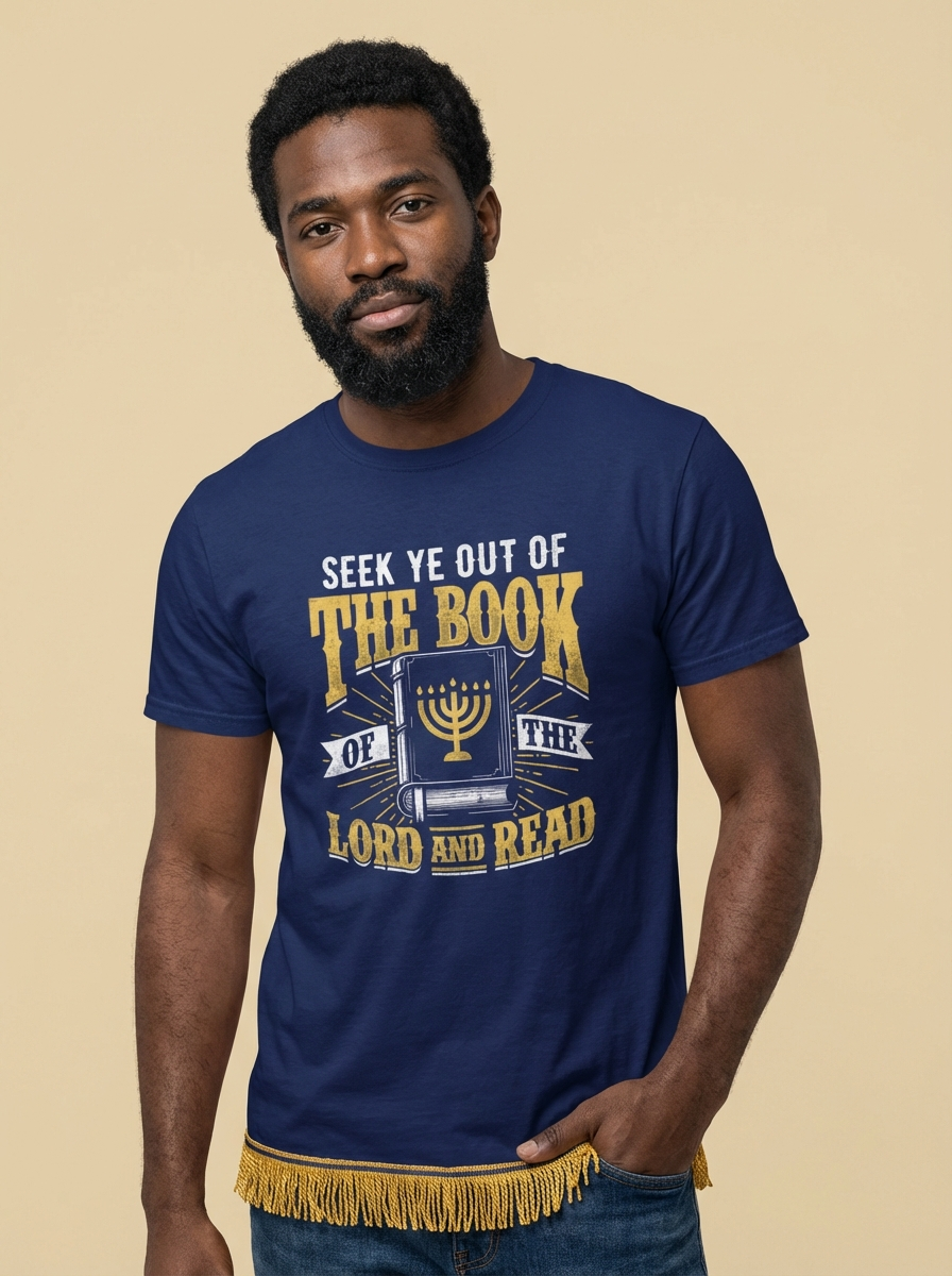 Seek Ye Adult T-Shirt with Fringes