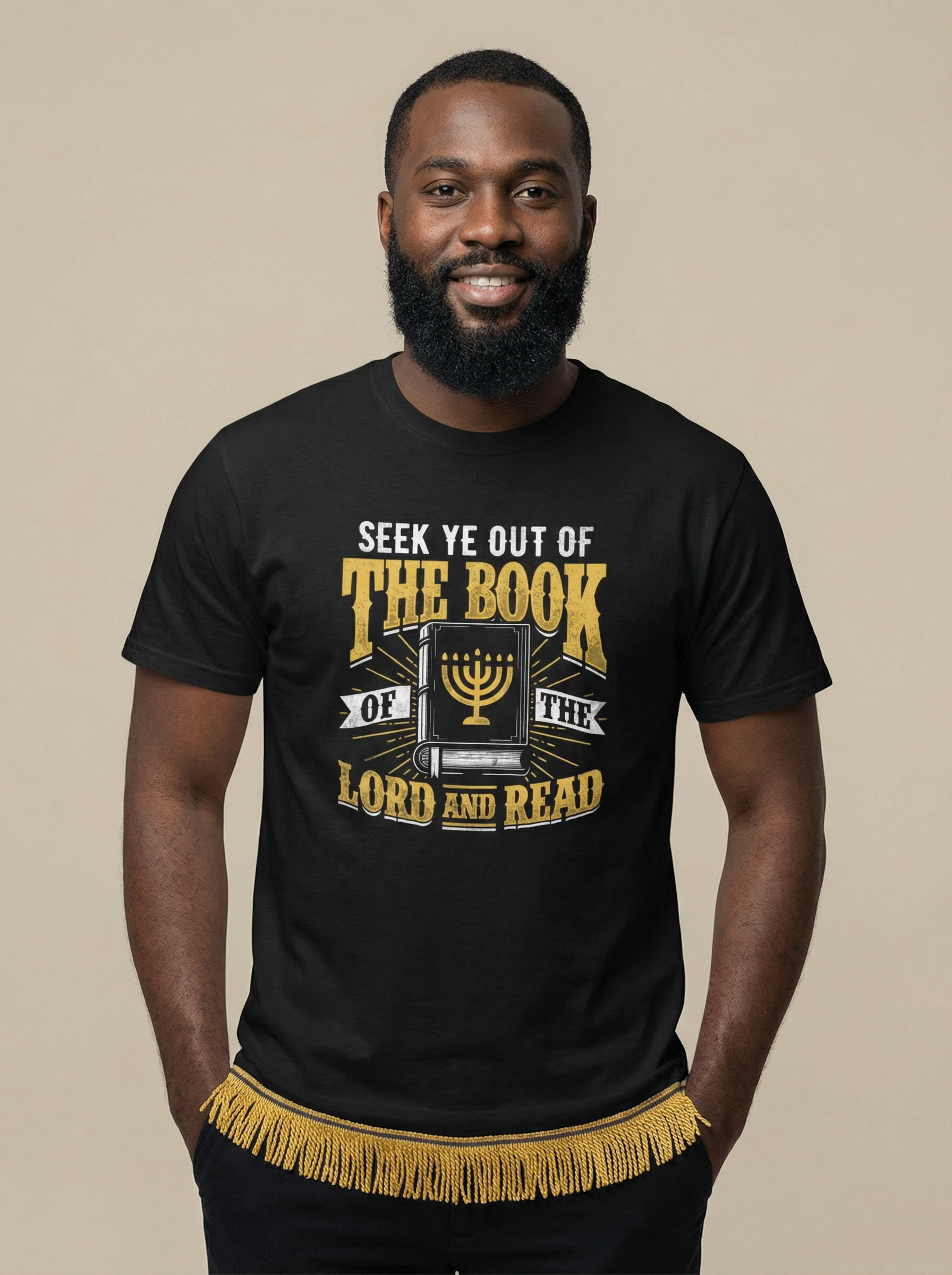 Seek Ye Adult T-Shirt with Fringes
