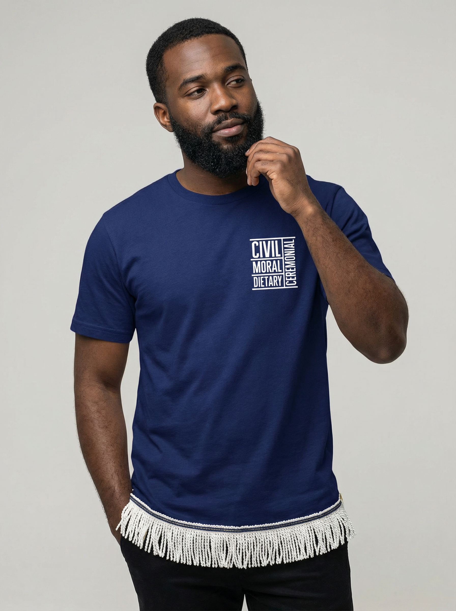 4 Laws Adult T-Shirt with Fringes