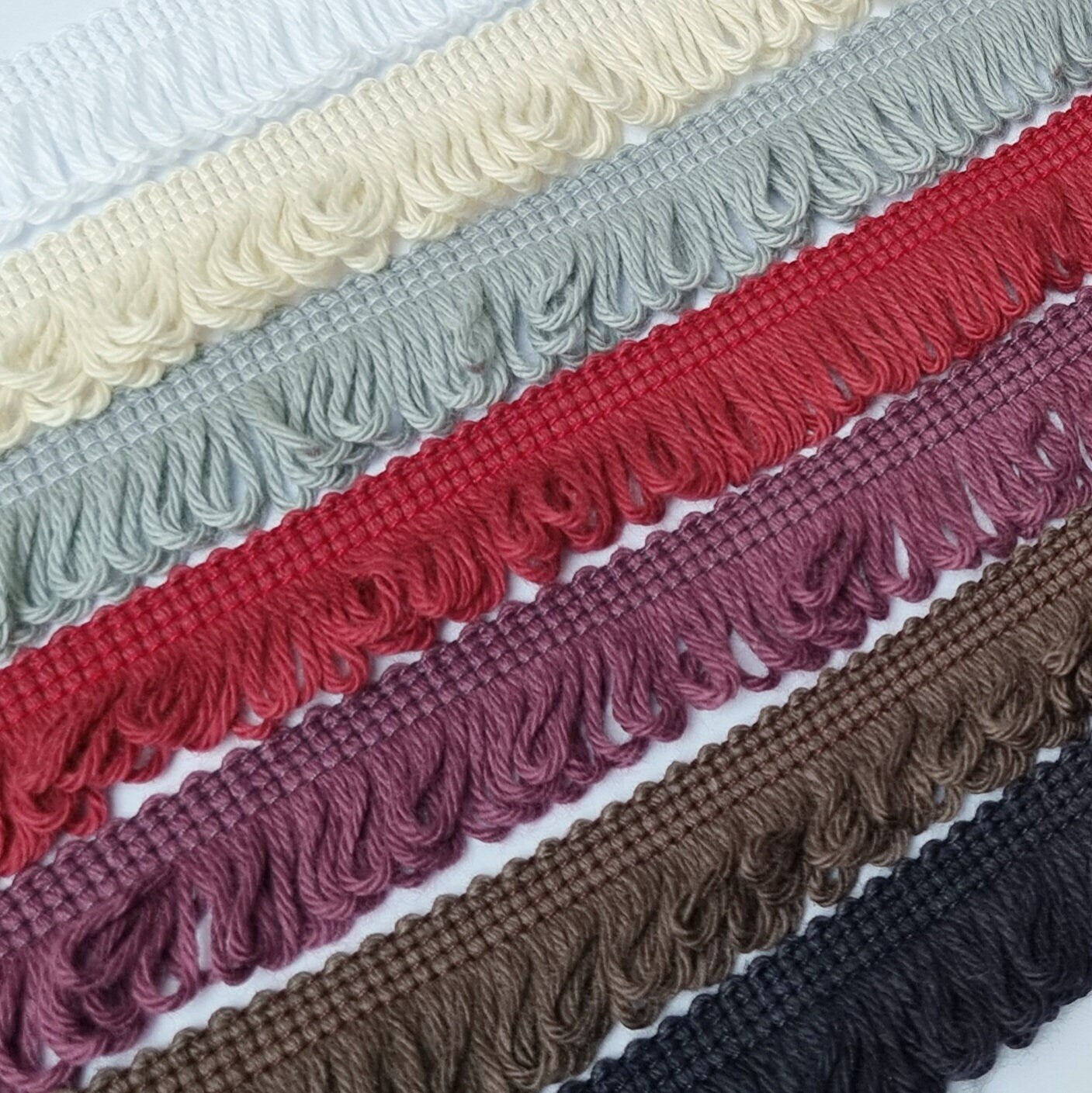 2cm Mini Cotton Loop Fringe