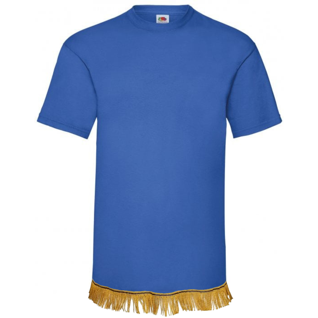 Men's Plain Short Sleeve Fringed T-Shirt - Free Worldwide Shipping- Sew Royal US