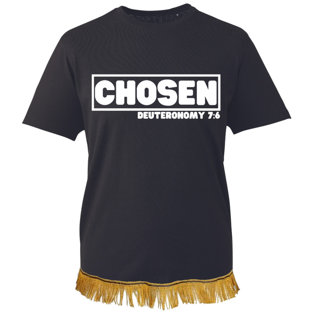 CHOSEN Adult T-Shirt with Fringes