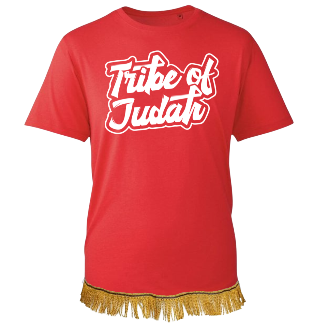 Tribe of Judah Adult T-Shirt with Fringes