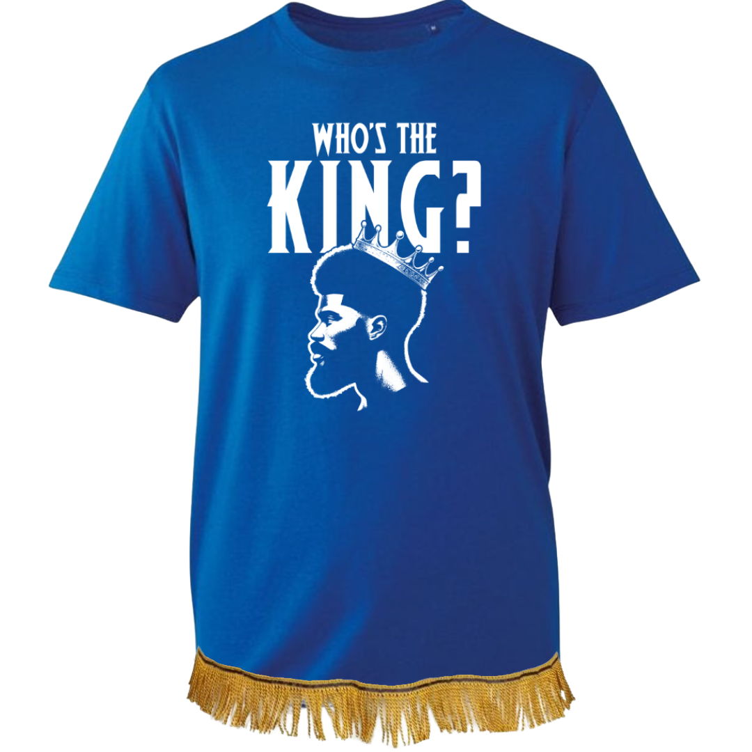 Who's The King Adult T-Shirt with Fringes