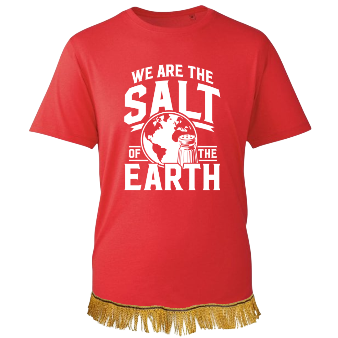 Salt of the Earth Adult T-Shirt with Fringes