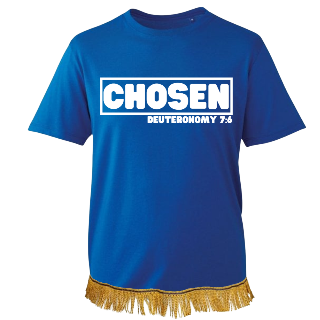 CHOSEN Adult T-Shirt with Fringes
